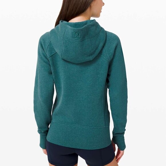 Lululemon Scuba Hoodie *Light Cotton Fleece - 4 Heathered Desert Teal - Picture 2 of 9